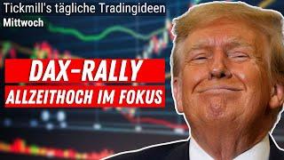 Dax-Rally wegen Trump | Pfizer am Support | Brent