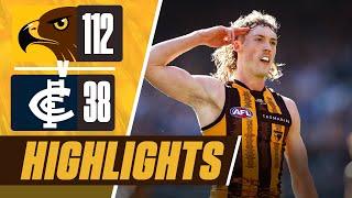 Hawthorn v Carlton | Match Highlights - Round 22, 2024