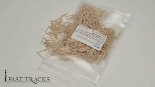 N Scale, Unfinished Wood Crossties - 1000 pcs