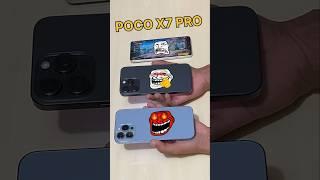 POCO X7 PRO  vs iPhone 16 PRO MAX vs iPhone 13 PRO MAX vs 120FPS - FREEFIRE GAMING TEST #freefire