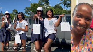 Sonia Uche & Chinenye Nnebe got surprised package from their brother in-law in USA #soniauchetv