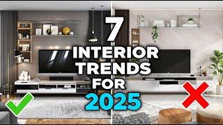 7 Interior Design Trends for 2025 | Modern Living Room Inspiration