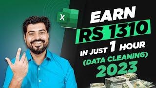 #1 Excel trick to earn Rs. 1310 in just 1 hour Data Cleaning 