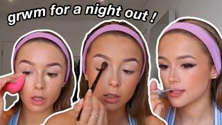 GRWM for a night out but it’s like we’re on face time