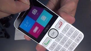 ALCATEL 2008D Phone Unboxing & Review