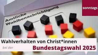 Mehr CDU, weniger AfD: So haben Christ*innen bei der Bundestagswahl gewählt