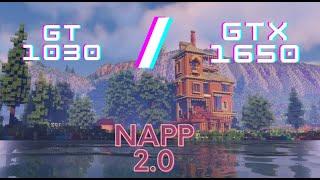 MINECRAFT NAPP 2.0 on GT 1030 and GTX 1650 SHOWDOWN! (COMPARISON)