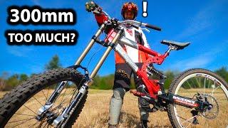 The Most EPIC MTB FORK EVER MADE!!  12” ‘Supermonster’ - How does this ride?