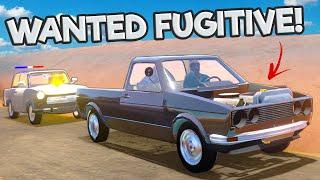 I Became a Wanted Fugitive with the Police Mod in The Long Drive!