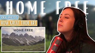 HOME FREE - How Great Thou Art | Vocal Coach Reaction (& Analysis) | Jennifer Glatzhofer