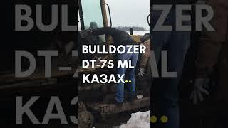 Бульдозер ДТ-75 МЛ(Т) Казахстан.Обзор и холодный запуск | Bulldozer DT75 Kazakhstan.Overview & start