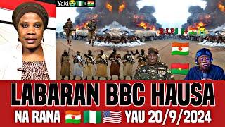 BBC Hausa Labaran Duniya na Rana Yau /20/9/2024 #bbc