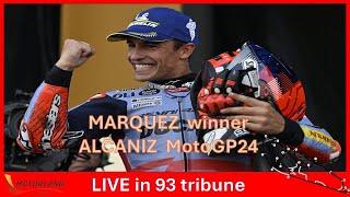 MM93 WINS  MOTOGP ARAGON , ALCANIZ , SPAIN 2024