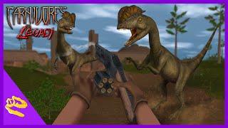 Dilophosaurus Hunt in the Temple Ruins!! - Carnivores Hunting Highlights