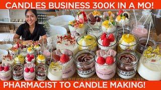 Pharmacist, mas pinili mag CANDLES BUSINESS! 300k in a month kaya pala!