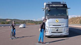 9X Heavy Goods Vehicle SAETY Tests | Volvo, Mercedes, DAF, Renault , Iveco, MAN & Scania