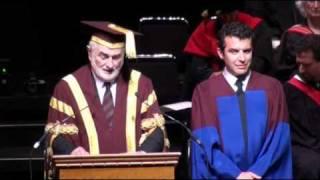 Rick Mercer addresses convocation (McMaster University)