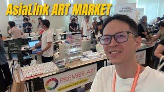 Art Supplies Market at the AsiaLink Sketchwalk 2024 Penang (day 3)