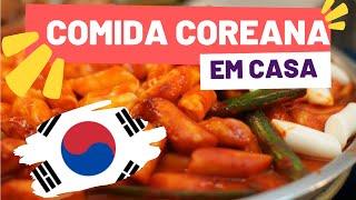 Como Fazer Topokki e Hotdog Coreano em Casa.