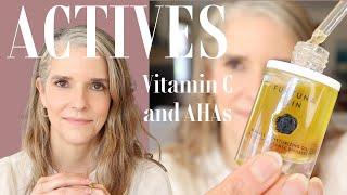 WHAT ACTIVES AM I CURRENTLY USING? | Vitamin C + AHAs Edition | Trish V