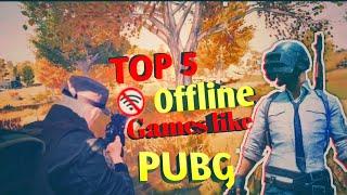 Top 5 best offline battleground games like PUBG Mobile || Best games ||