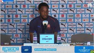 CONFERENCE DE PRESSE AVANT MATCH STRASBOURG OM | AMIR MURILLO "A LYON C'ETAIT INCROYABLE"