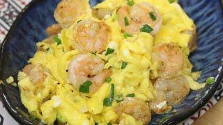 Scrambled Eggs w/ Shrimp Recipe