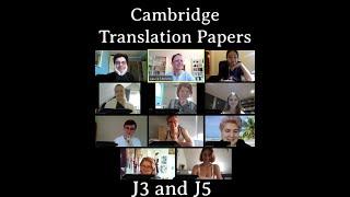 JAPANESE TRANSLATION PAPERS (J3 and J5) at Cambridge (AMES)
