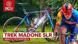 Knalliges Design, aggressive Aerodynamik: Das Trek Madone SLR von Mads Pedersen