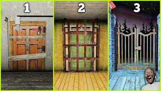 Granny 1 2 3 All Door Escape..| تختيم كل الأجزاء