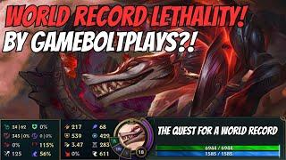 I Got The World Record For Lethality!?!?! Best Decision EVER! Quest For A World Record