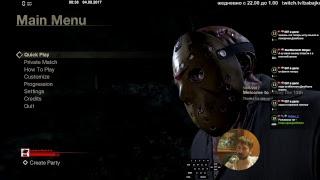 Friday the 13th The Game - Прямой эфир: 3 сент. 2017 г.