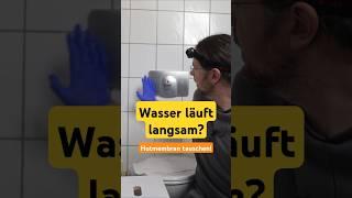 Spülkasten läuft langsam voll?  Erstmal das prüfen!