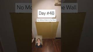 Day 48 of Japanese House Renovation: No More Hole in the Wall #japanesehouse #diy #diyrenovation