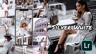 Silver White Lightroom Preset Download