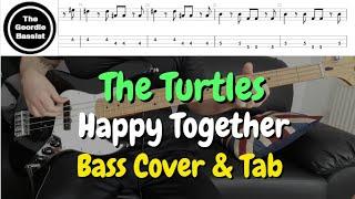 The Turtles - Happy Together -  Bass cover with tabs