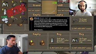 3rd Age Items Have Skyrocketed over the false banning of BTCs