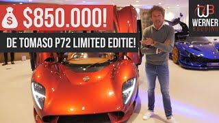 Onthulling ALLEREERSTE "De Tomaso P72" - 750 PK - (LIMITED EDITIE!)