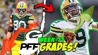 Reacting to Packers PFF Grades in the WIN vs the BEARS!!!