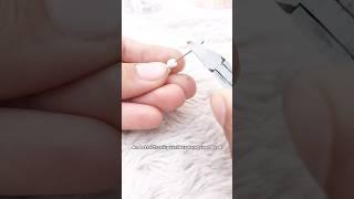 Lets make elegant earrings !!! #viral #aesthetic #handmade #short  #elegant #earrings #subscribe