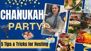 Channukah Party Prep 5 Best Tips & Tricks To Hosting @SonyasPrep