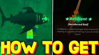 HOW TO GET REINFORCED ROD & BRINE POOL LOCATION in FISCH! ROBLOX