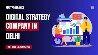 Digital Strategy Company in Delhi | Digital Strategy Agency in Delhi | FirstPageRanks