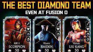 This Is The Best Diamond Team in MK Mobile! Beat Hardest Fatal Tower Battles at ANY FUSION!