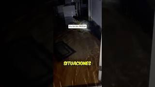 Después del huracán un cocodrilo entró en su casa 