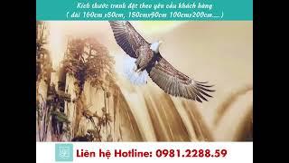 Tranh Anh Hùng Tương Ngộ Khổ Lớn|Tranh Treo Tường Phong Thuỷ | Tamluongart.vn