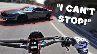 This NEW 50mph e-bike is too FAST!!!