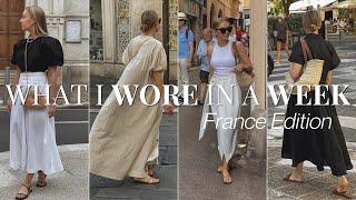 WHAT I WORE IN A WEEK (SOUTH OF FRANCE EDITION)