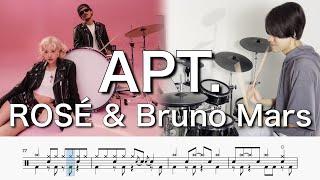 "APT." - ROSÉ & Bruno Mars (Drum cover)