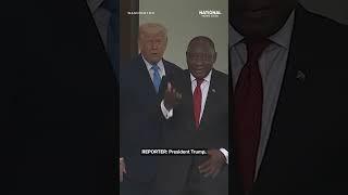 Trump says Congress 'getting close' on big, beautiful bill as he welcomes South African president